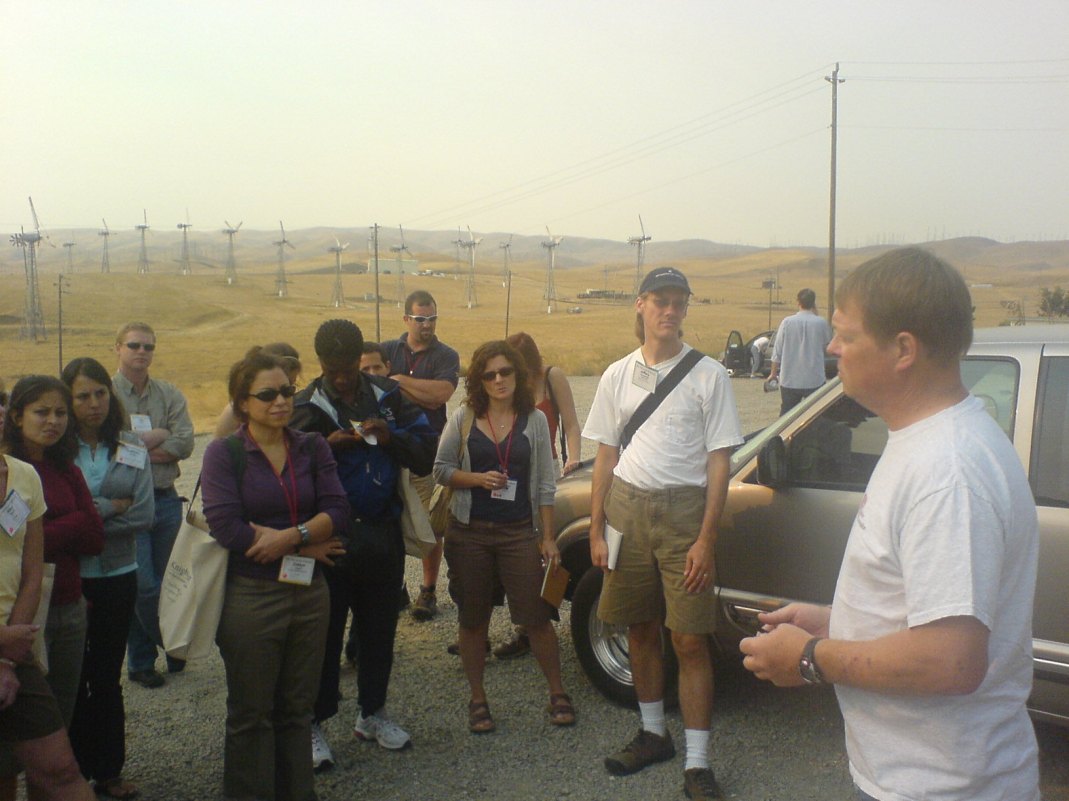 SEJ conference tour on California’s Altamont Pass